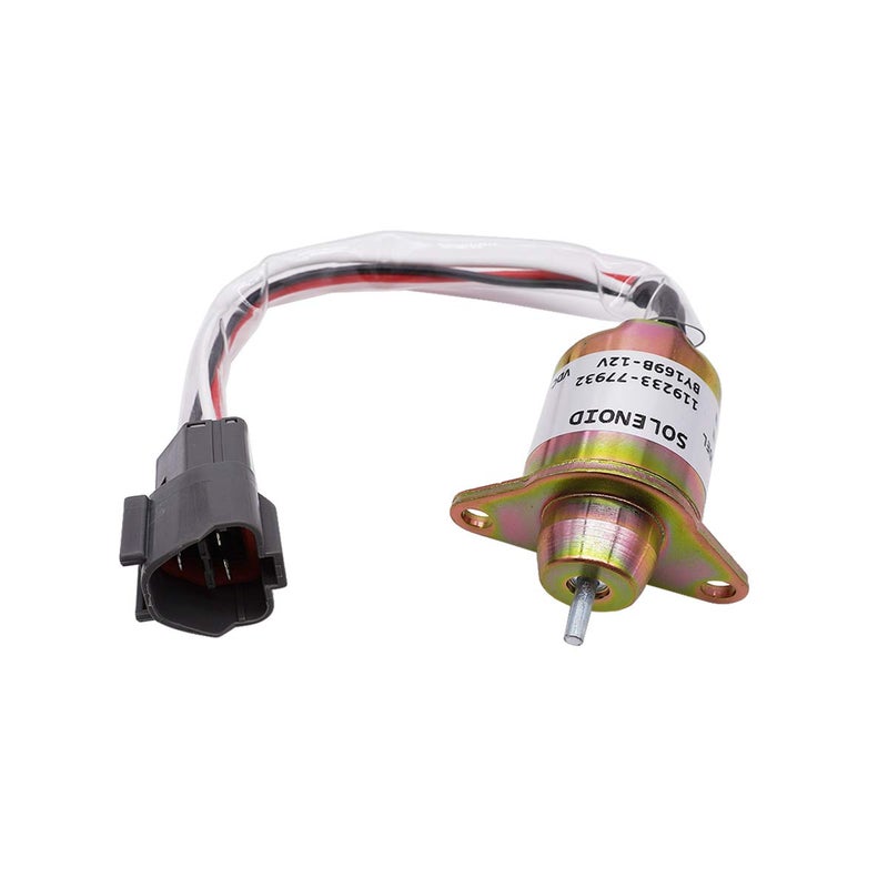 AIB2C Fuel Shut Off Solenoid 119233-77932 for Yanmar 1503ES-12S5SUC12S Woodward M810324 John Deere - Image 3